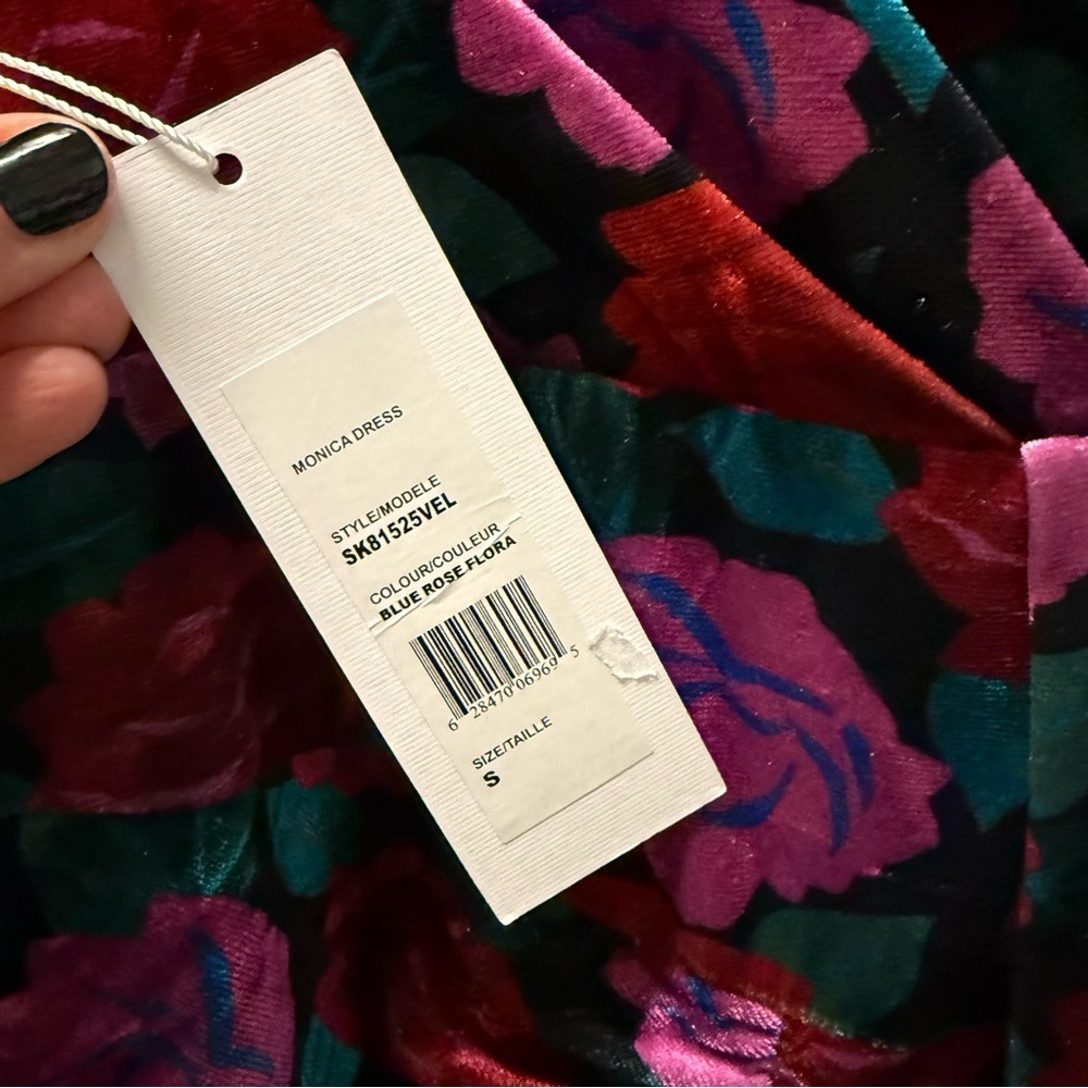 Ronny Kobo Short Dress Size Small Mini Floral cocktail party bach date femme nwt - Picture 8 of 8